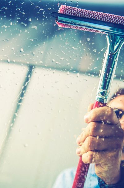 Car Window Cleaning